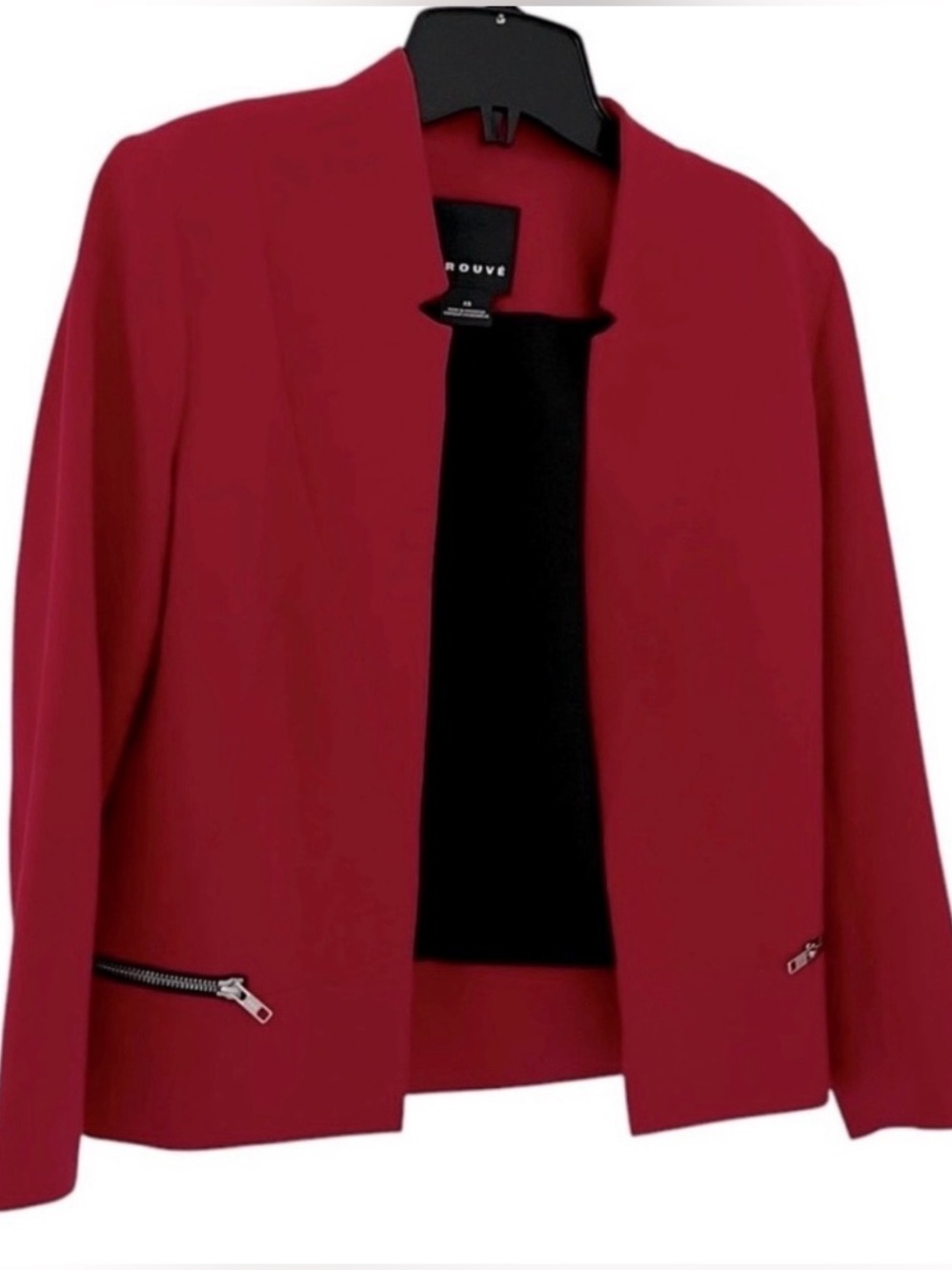 Trouvé Red Cropped Blazer Size XS